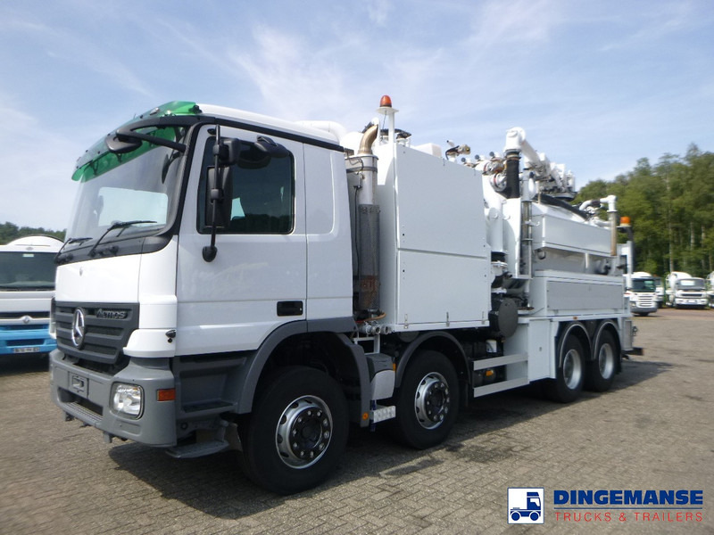 Mercedes-Benz Actros 3241 8x4 RHD Huwer vacuum tank / hydrocureur 15 m3 - Truk vakum: gambar 1 Mercedes-Benz Actros 3241 8x4 RHD Huwer vacuum tank / hydrocureur 15 m3 - Truk vakum: gambar 1