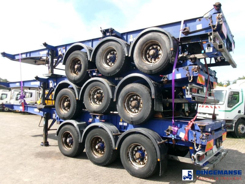 Montracon Stack - 3 x container chassis 20-30-40-45 ft - Semi-trailer pengangkut mobil: gambar 4 Montracon Stack - 3 x container chassis 20-30-40-45 ft - Semi-trailer pengangkut mobil: gambar 4