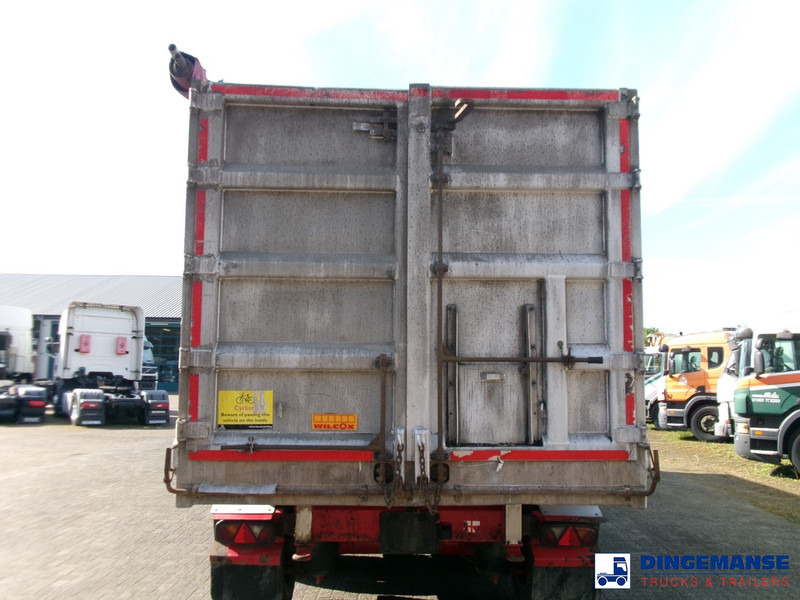 Semi-trailer jungkit Montracon Tipper trailer alu 55 m3 + tarpaulin: gambar 6