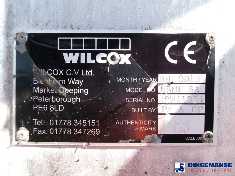 Semi-trailer jungkit Montracon Tipper trailer alu 55 m3 + tarpaulin: gambar 14