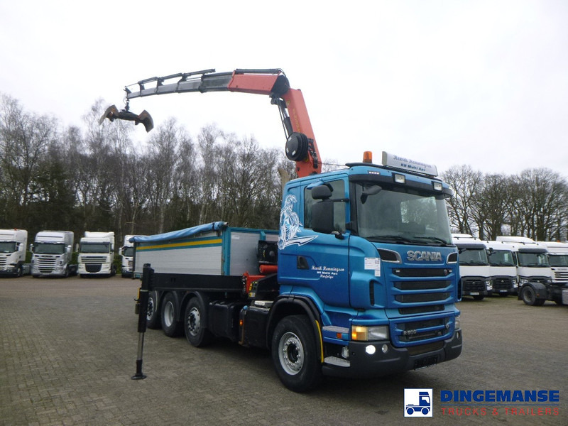 Scania R 500 8X2 tipper + Palfinger PK27001 EHD - Truk derek: gambar 2 Scania R 500 8X2 tipper + Palfinger PK27001 EHD - Truk derek: gambar 2