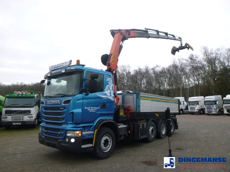 Scania R 500 8X2 tipper + Palfinger PK27001 EHD - Truk derek: gambar 1 Scania R 500 8X2 tipper + Palfinger PK27001 EHD - Truk derek: gambar 1