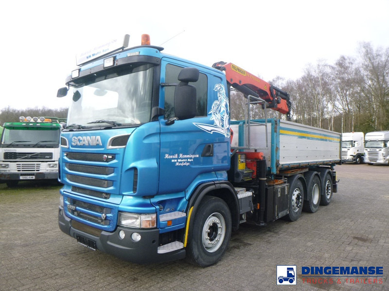 Truk derek Scania R 500 8X2 tipper + Palfinger PK27001 EHD: gambar 10