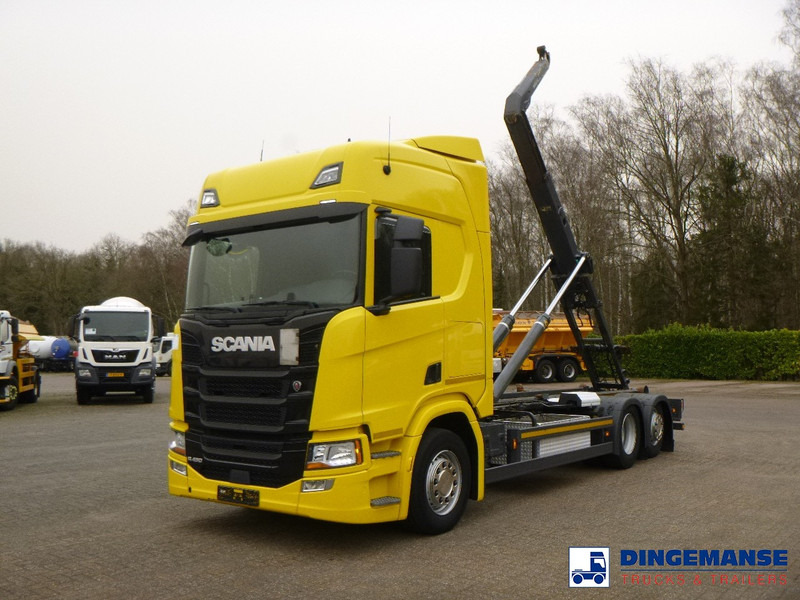 Scania R450 6x2 Euro 6C + Retarder + Meiller container hook 18.000 kg - Hook lift: gambar 1 Scania R450 6x2 Euro 6C + Retarder + Meiller container hook 18.000 kg - Hook lift: gambar 1