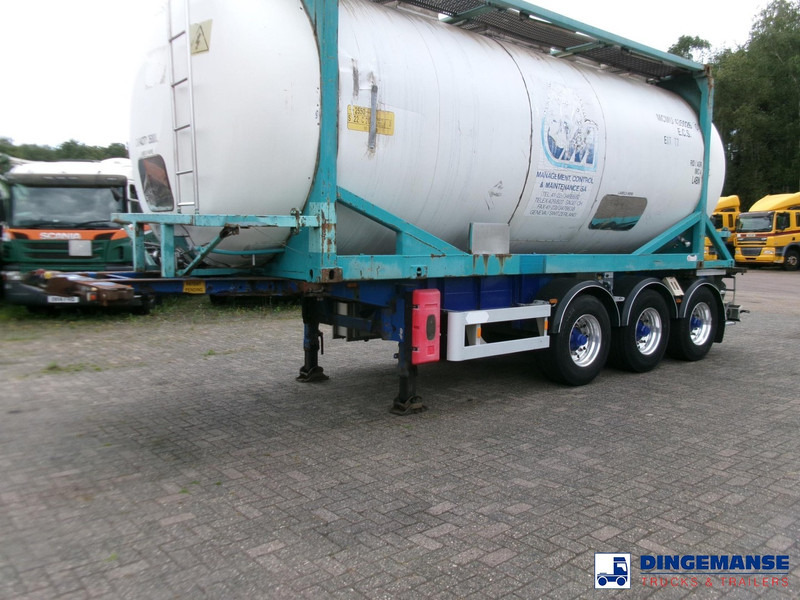 Pengangkut kontainer/ Container truck Van Hool 3-axle container trailer + ADR: gambar 1