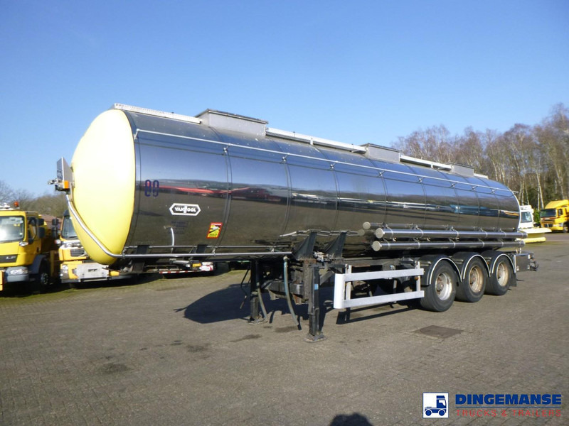 Van Hool Chemical tank inox 30 m3 / 1 comp - Semi-trailer tangki: gambar 1 Van Hool Chemical tank inox 30 m3 / 1 comp - Semi-trailer tangki: gambar 1