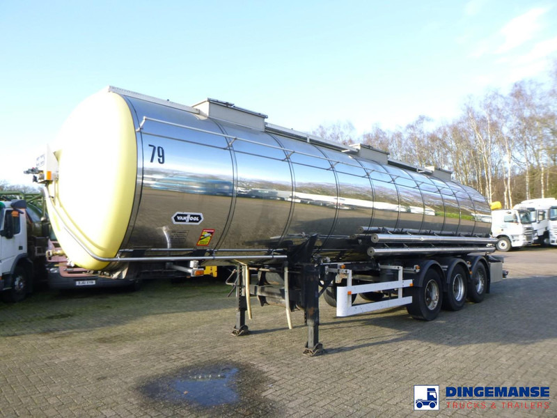 Van Hool Chemical tank inox 30 m3 / 3 comp - Trailer tangki: gambar 1 Van Hool Chemical tank inox 30 m3 / 3 comp - Trailer tangki: gambar 1