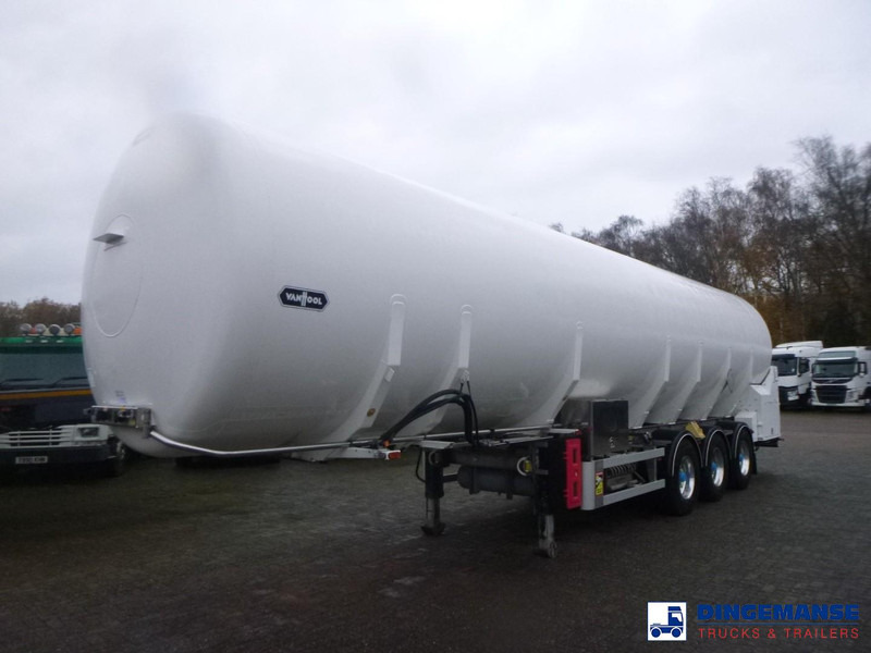 Van Hool Cryogenic tank inox 58.6 m3 / 1 comp / R10,4BN (methane/argon/nitrogen) - Semi-trailer tangki: gambar 1 Van Hool Cryogenic tank inox 58.6 m3 / 1 comp / R10,4BN (methane/argon/nitrogen) - Semi-trailer tangki: gambar 1