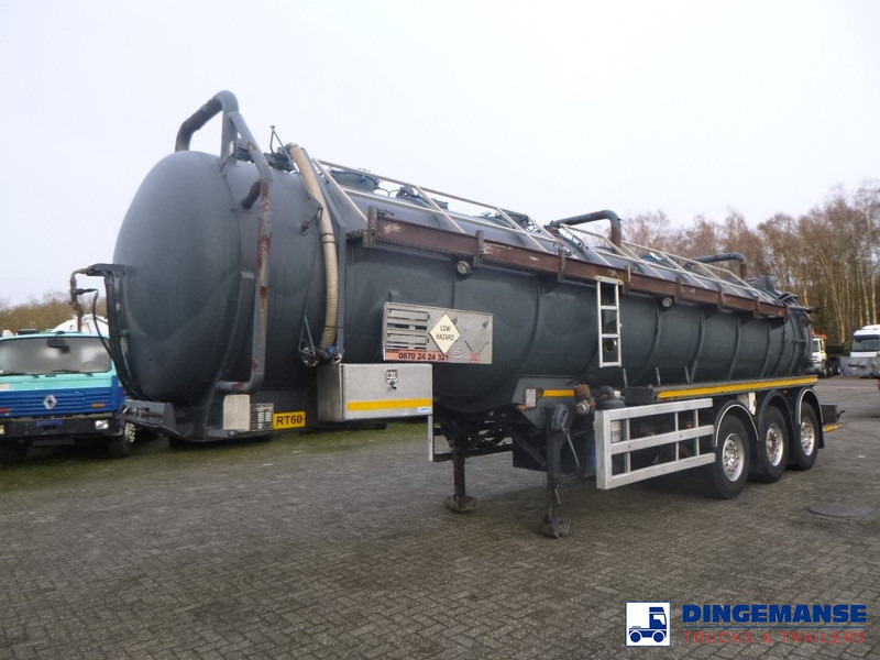 WHALE Vacuum tank inox 30 m3 / 1 comp + pump - Semi-trailer tangki: gambar 1 WHALE Vacuum tank inox 30 m3 / 1 comp + pump - Semi-trailer tangki: gambar 1
