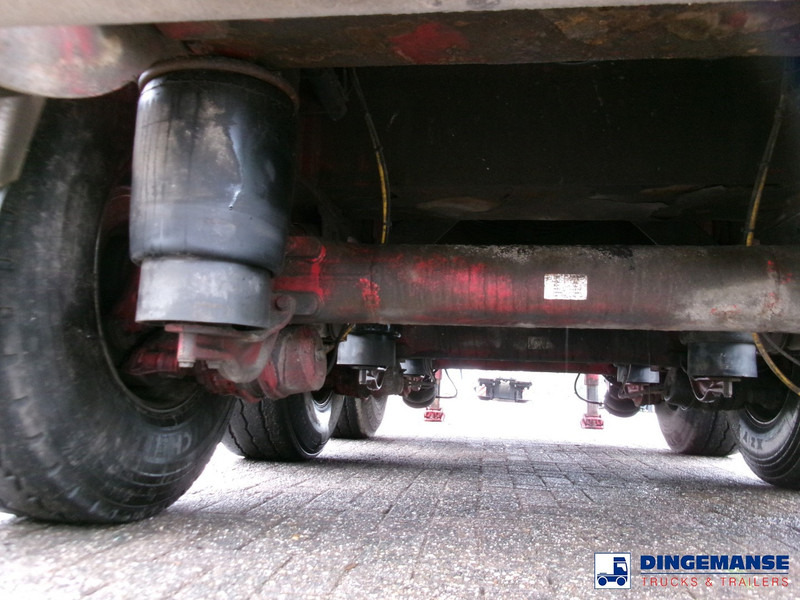 Semi-trailer jungkit WILCOX Tipper trailer alu 55 m3 + tarpaulin: gambar 9