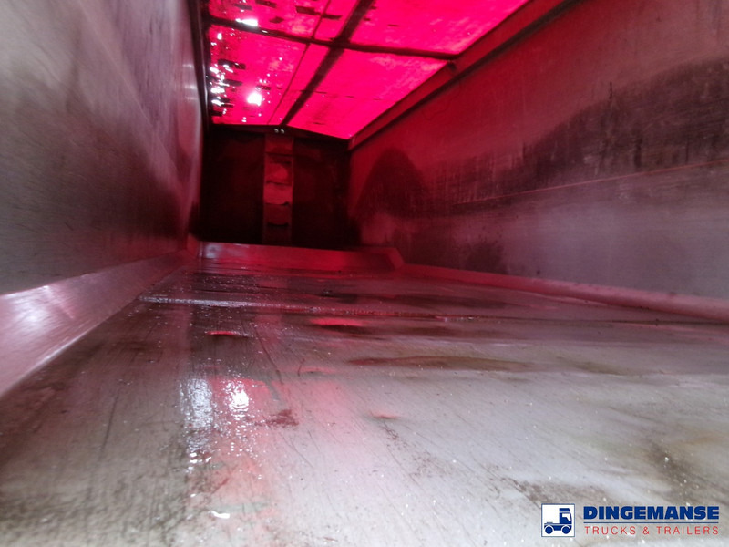 Semi-trailer jungkit WILCOX Tipper trailer alu 55 m3 + tarpaulin: gambar 11