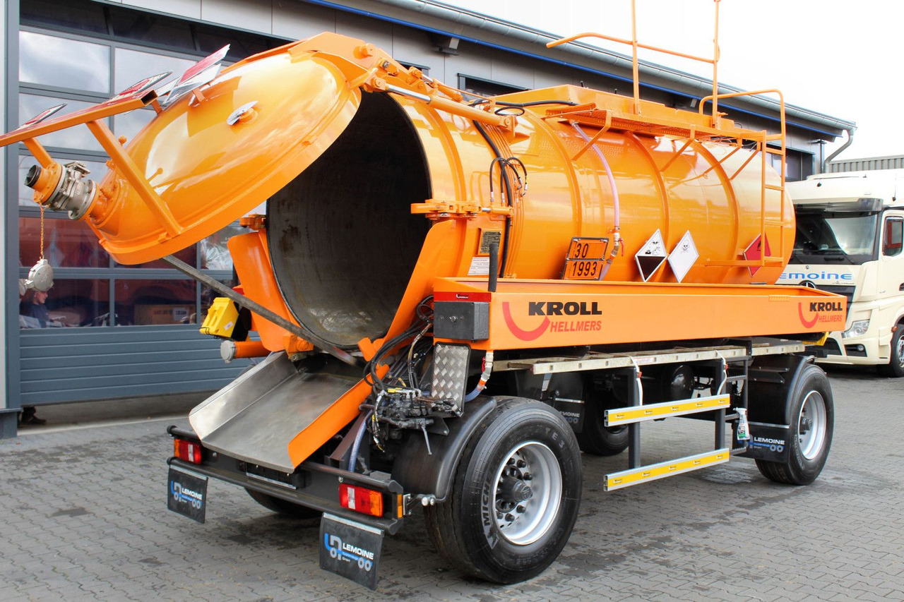 Kutschke 10m³ Kipper Saug u.Druck INOX +ADR/GGVS - Trailer tangki: gambar 4 Kutschke 10m³ Kipper Saug u.Druck INOX +ADR/GGVS - Trailer tangki: gambar 4