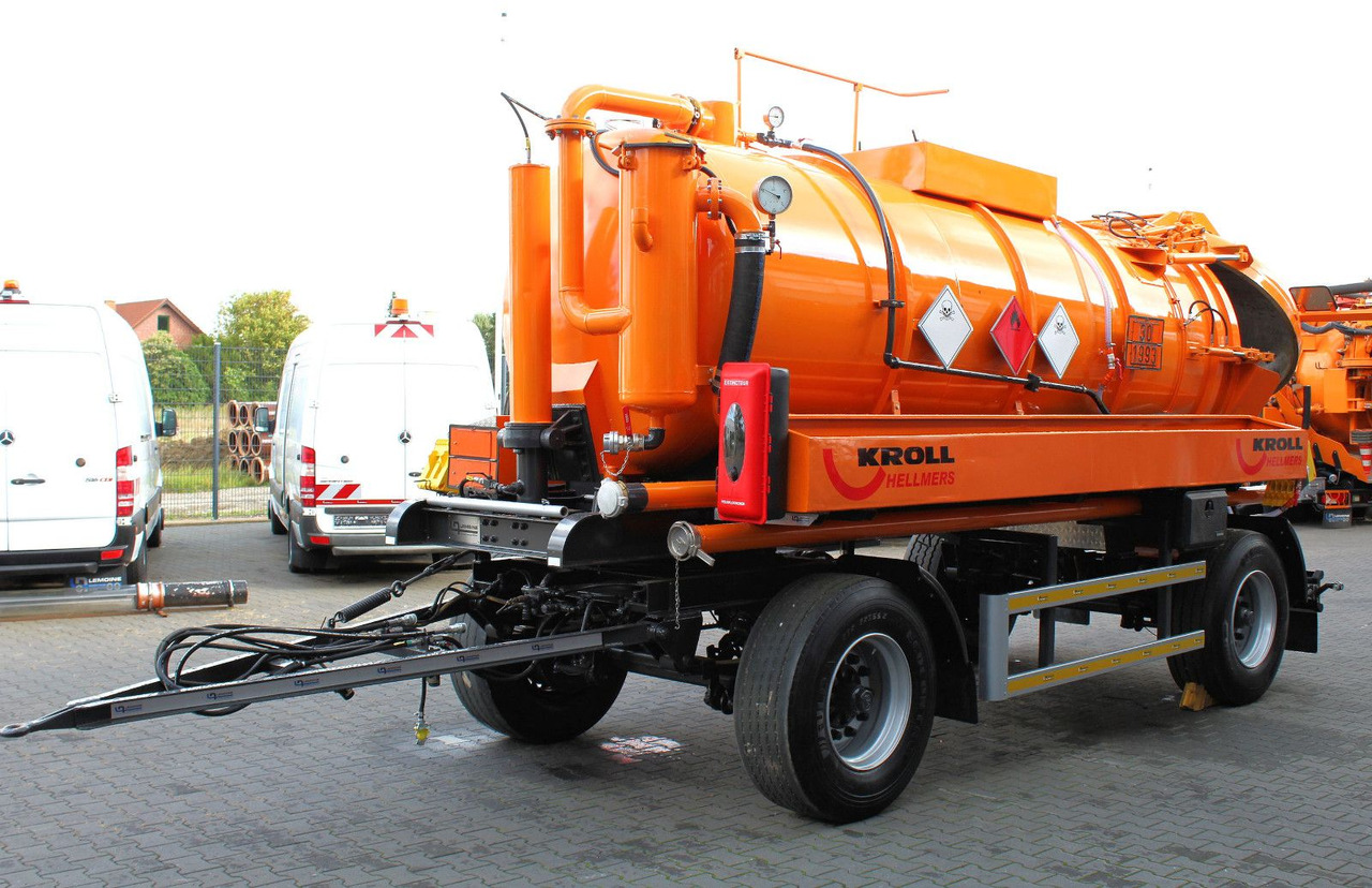 Kutschke 10m³ Kipper Saug u.Druck INOX +ADR/GGVS - Trailer tangki: gambar 2 Kutschke 10m³ Kipper Saug u.Druck INOX +ADR/GGVS - Trailer tangki: gambar 2