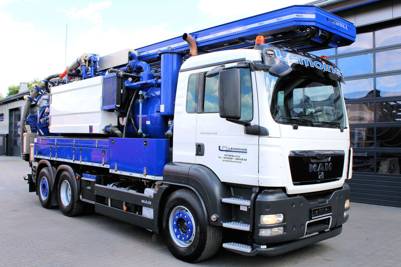 MAN TGS 28.440 6x2 Kroll 14,5m³ W-Rückgewinner KOMBI - Truk vakum: gambar 2 MAN TGS 28.440 6x2 Kroll 14,5m³ W-Rückgewinner KOMBI - Truk vakum: gambar 2