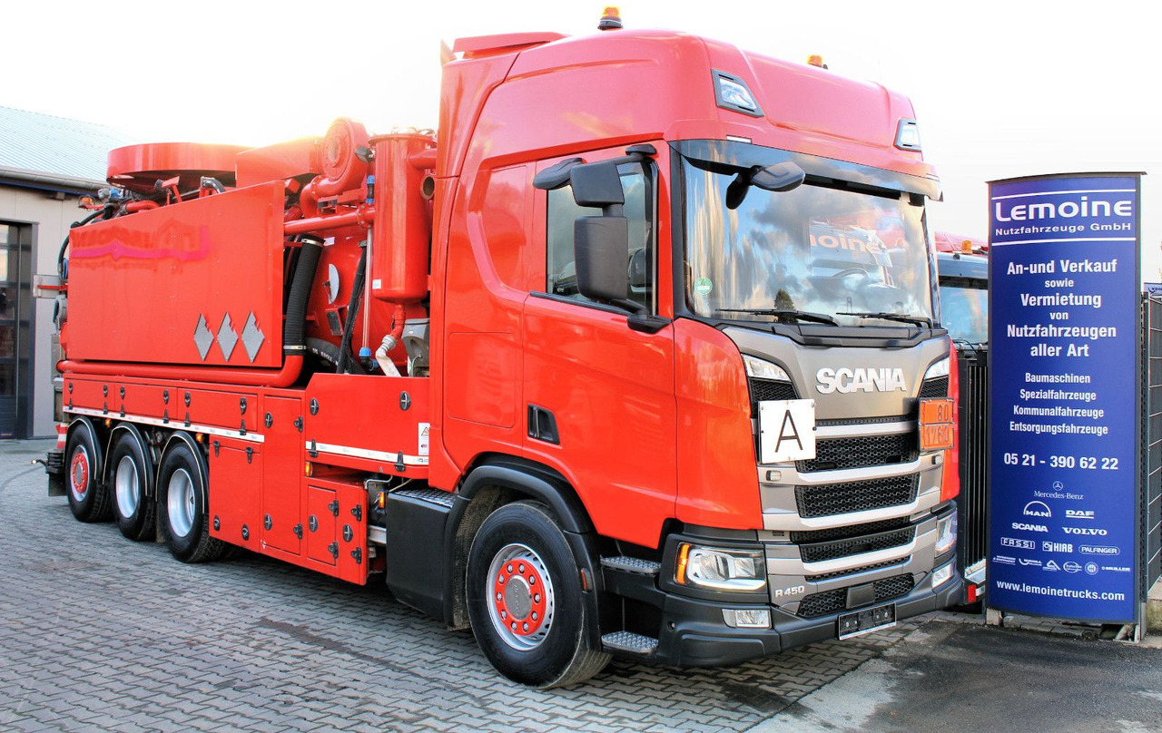 Scania R450 8x4 Kroll 19m³ W-Rückgewinner Kombi-HD +ADR - Truk vakum: gambar 1 Scania R450 8x4 Kroll 19m³ W-Rückgewinner Kombi-HD +ADR - Truk vakum: gambar 1