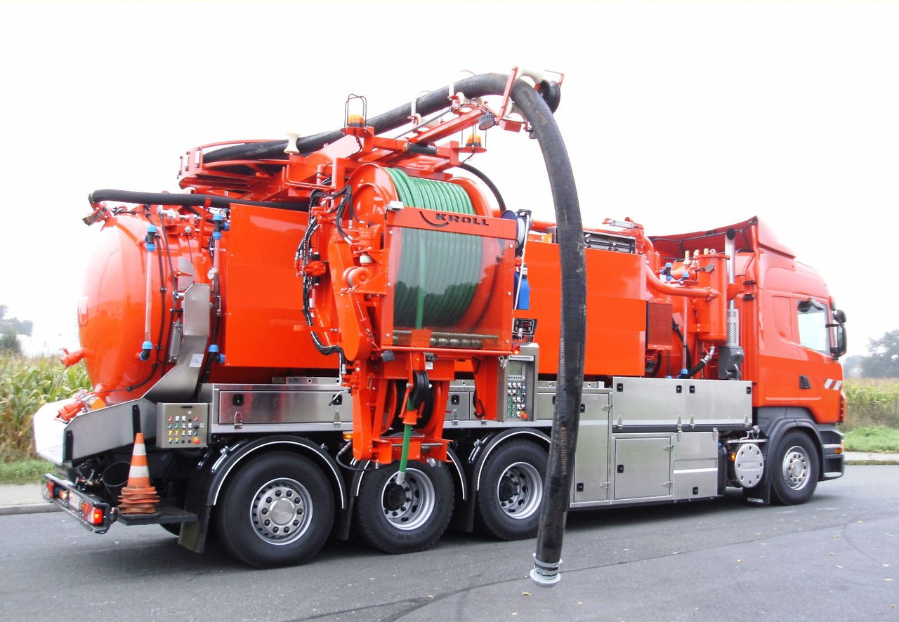 Scania R450 8x4 Kroll 19m³ W-Rückgewinner Kombi-HD +ADR - Truk vakum: gambar 1 Scania R450 8x4 Kroll 19m³ W-Rückgewinner Kombi-HD +ADR - Truk vakum: gambar 1