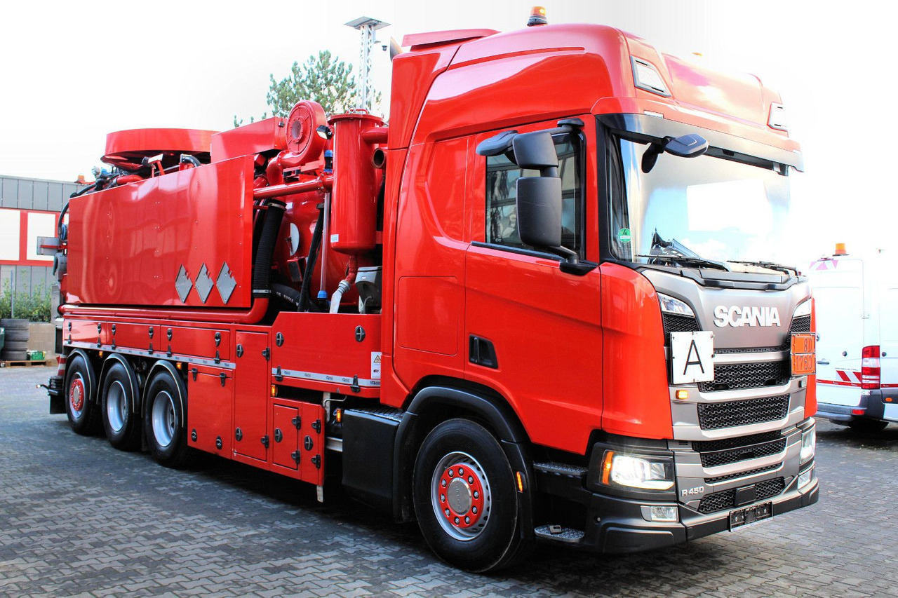 Scania R450 8x4 Kroll 19m³ W-Rückgewinner Kombi-HD +ADR - Truk vakum: gambar 4 Scania R450 8x4 Kroll 19m³ W-Rückgewinner Kombi-HD +ADR - Truk vakum: gambar 4