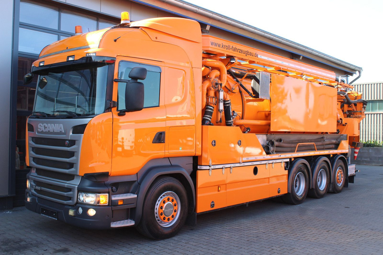 Scania R450 8x4 Kroll 19m³ Wasserrückgewinner Kombi-HD - Truk vakum: gambar 4 Scania R450 8x4 Kroll 19m³ Wasserrückgewinner Kombi-HD - Truk vakum: gambar 4