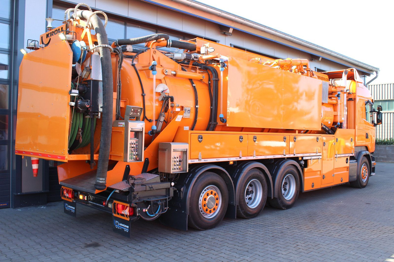 Scania R450 8x4 Kroll 19m³ Wasserrückgewinner Kombi-HD - Truk vakum: gambar 3 Scania R450 8x4 Kroll 19m³ Wasserrückgewinner Kombi-HD - Truk vakum: gambar 3