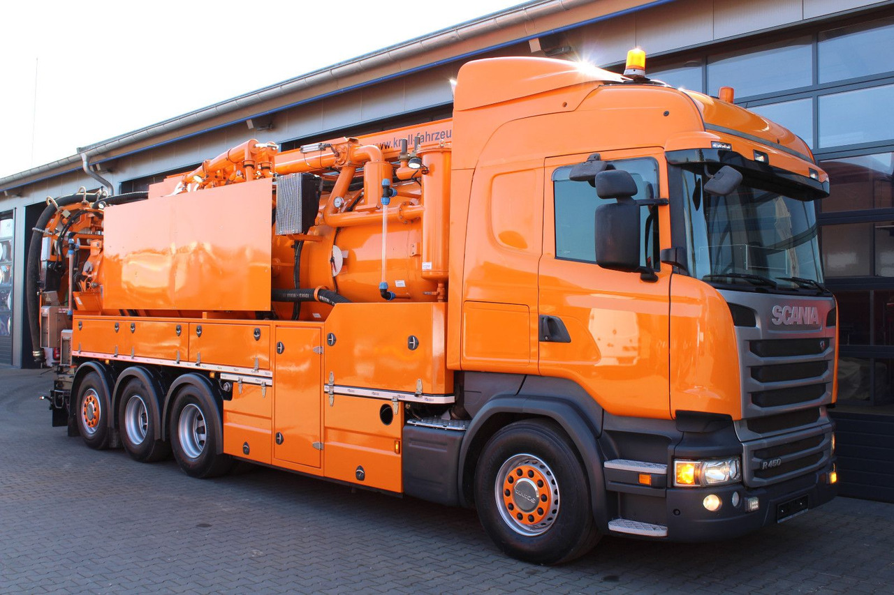 Scania R450 8x4 Kroll 19m³ Wasserrückgewinner Kombi-HD - Truk vakum: gambar 2 Scania R450 8x4 Kroll 19m³ Wasserrückgewinner Kombi-HD - Truk vakum: gambar 2