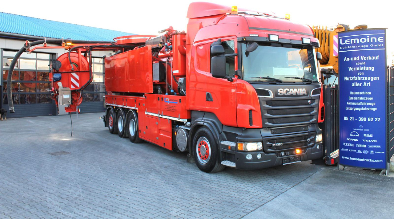 Scania R560 V8 8x4 Kroll 20m³ WRG 2x HD-Pumpe 620 Liter - Truk vakum: gambar 1 Scania R560 V8 8x4 Kroll 20m³ WRG 2x HD-Pumpe 620 Liter - Truk vakum: gambar 1