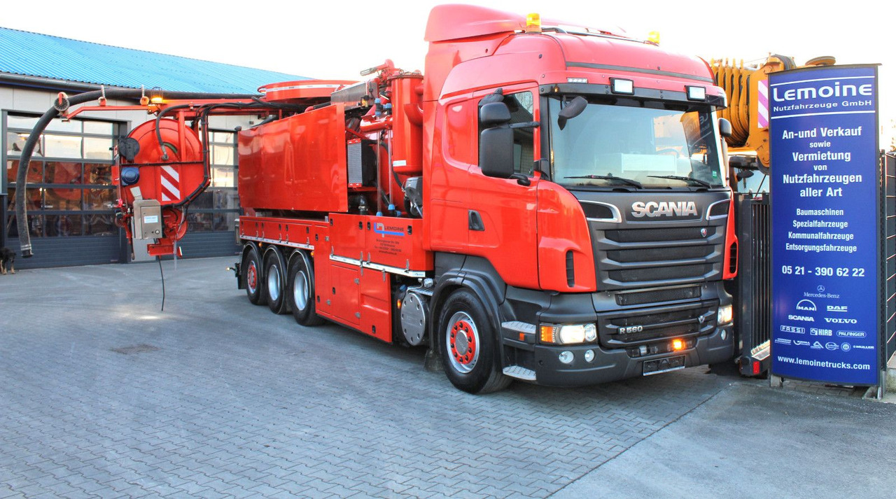 Scania R560 V8 8x4 Kroll 20m³ WRG 2x HD-Pumpe 620 Liter - Truk vakum: gambar 1 Scania R560 V8 8x4 Kroll 20m³ WRG 2x HD-Pumpe 620 Liter - Truk vakum: gambar 1