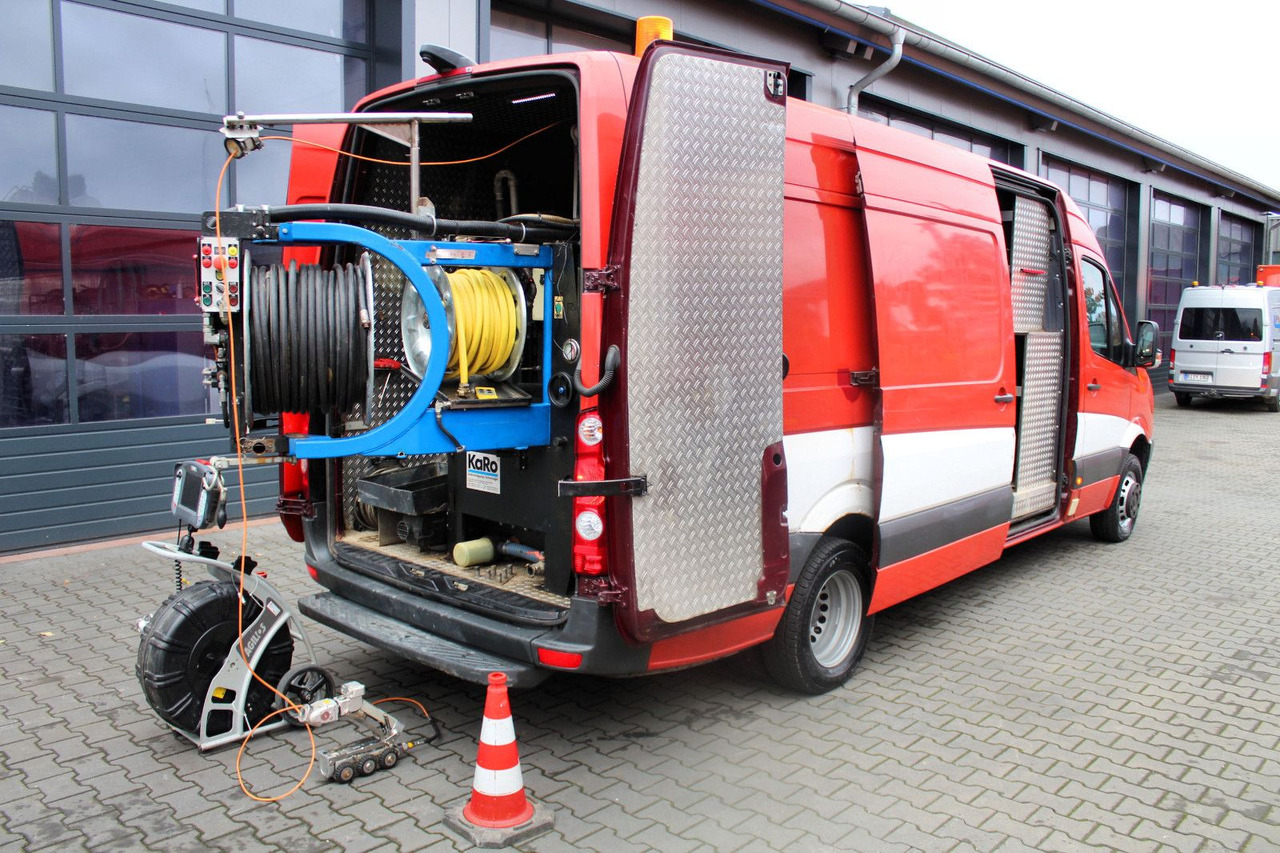 Truk vakum Volkswagen Crafter 2.0 TDI KaRo 1m³ HD-Kanal-Spüler: gambar 6