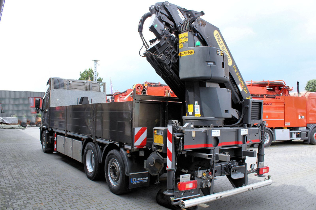Volvo FM 420 6x2 Container-Pritsche+Kran PK 34.002+JIB - Truk flatbed, Truk derek: gambar 4 Volvo FM 420 6x2 Container-Pritsche+Kran PK 34.002+JIB - Truk flatbed, Truk derek: gambar 4