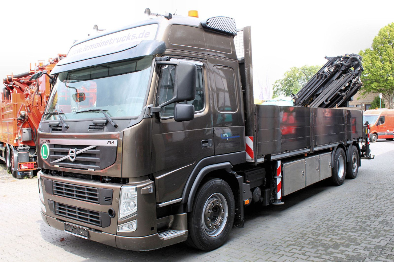 Volvo FM 420 6x2 Container-Pritsche+Kran PK 34.002+JIB - Truk flatbed, Truk derek: gambar 3 Volvo FM 420 6x2 Container-Pritsche+Kran PK 34.002+JIB - Truk flatbed, Truk derek: gambar 3