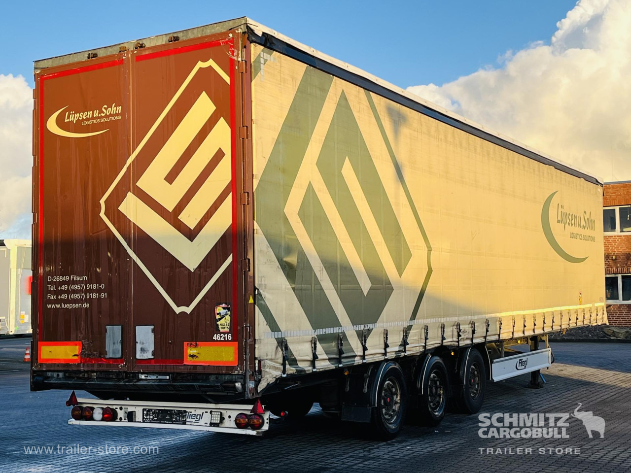 FLIEGL Auflieger Curtainsider Mega - Semi-trailer dengan terpal samping: gambar 4 FLIEGL Auflieger Curtainsider Mega - Semi-trailer dengan terpal samping: gambar 4