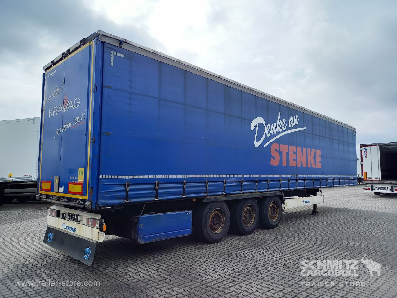 Semi-trailer dengan terpal samping KRONE Auflieger Curtainsider Standard: gambar 9