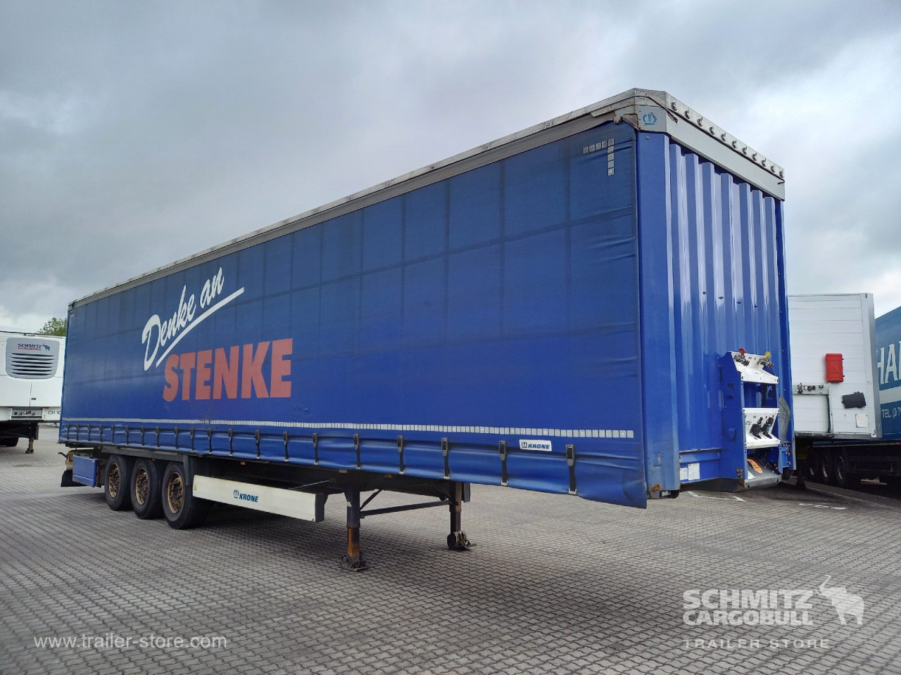 Semi-trailer dengan terpal samping KRONE Auflieger Curtainsider Standard: gambar 8