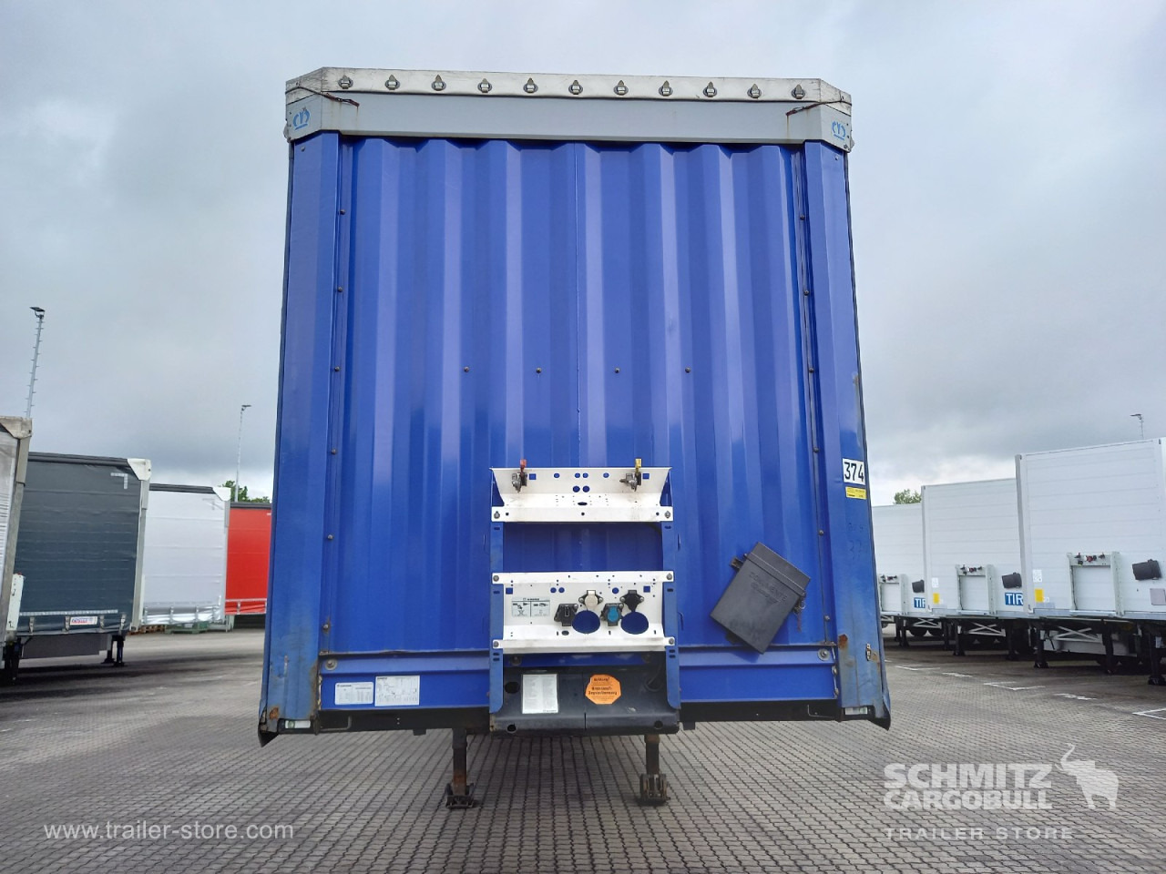 Semi-trailer dengan terpal samping KRONE Auflieger Curtainsider Standard: gambar 12