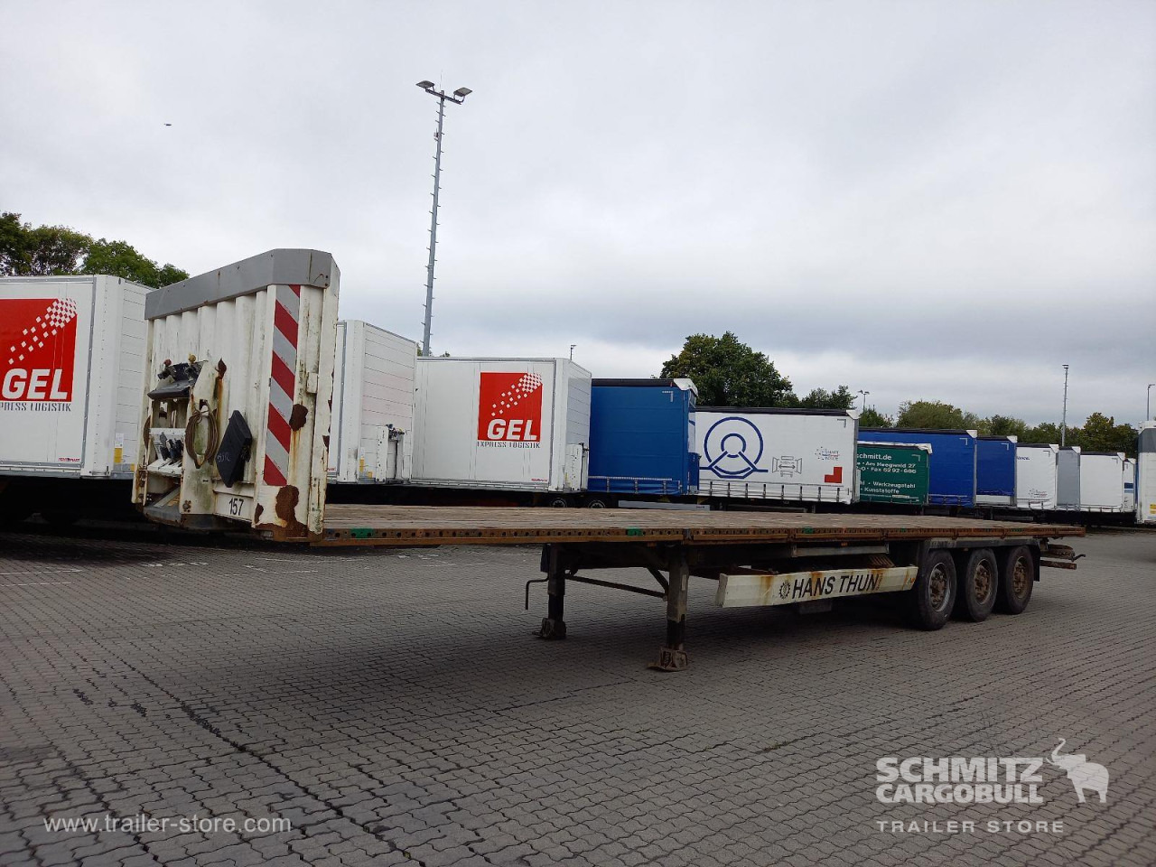 KRONE Auflieger Plateau Standard - Semi-trailer flatbed: gambar 5 KRONE Auflieger Plateau Standard - Semi-trailer flatbed: gambar 5