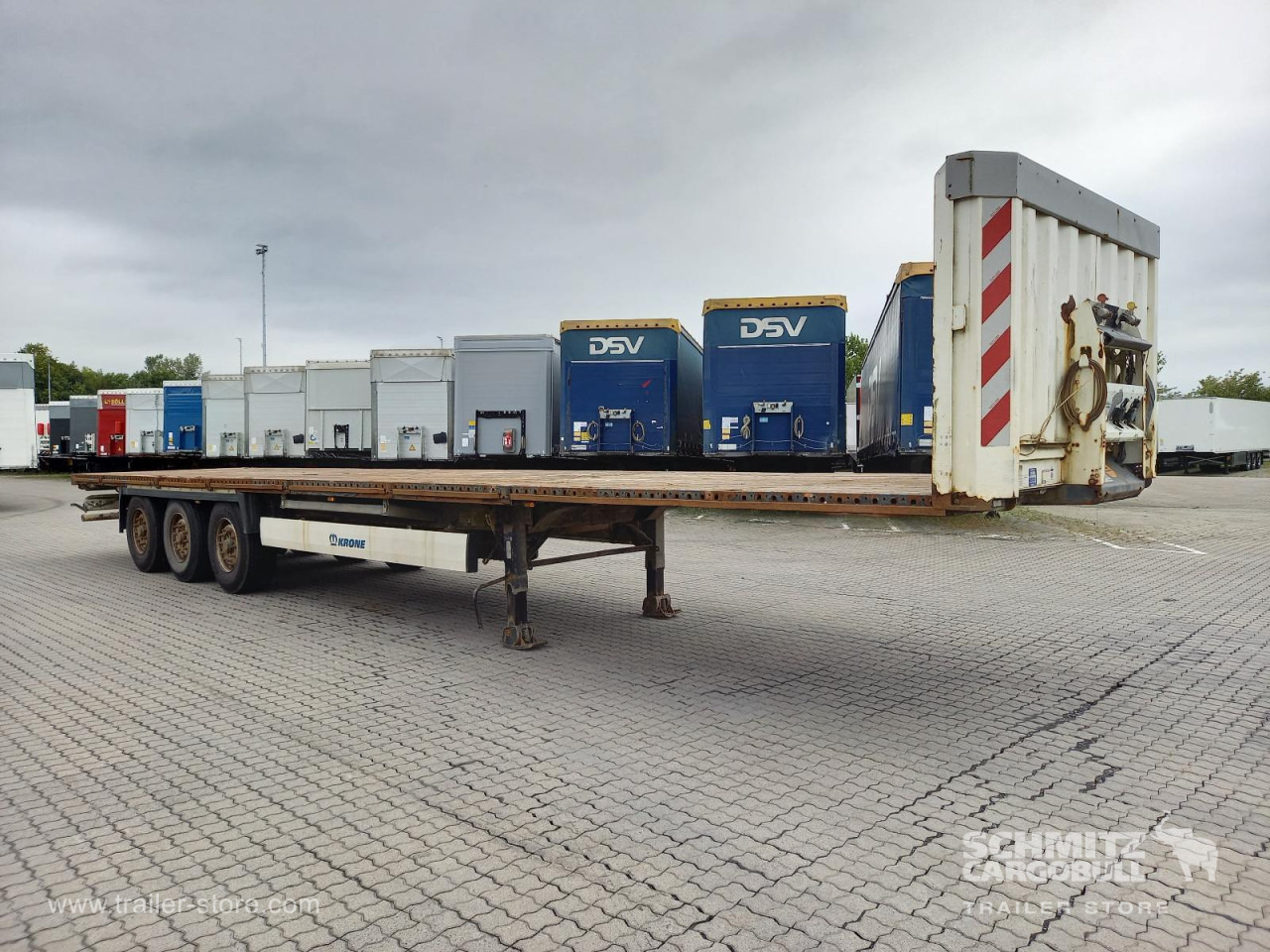 KRONE Auflieger Plateau Standard - Semi-trailer flatbed: gambar 1 KRONE Auflieger Plateau Standard - Semi-trailer flatbed: gambar 1