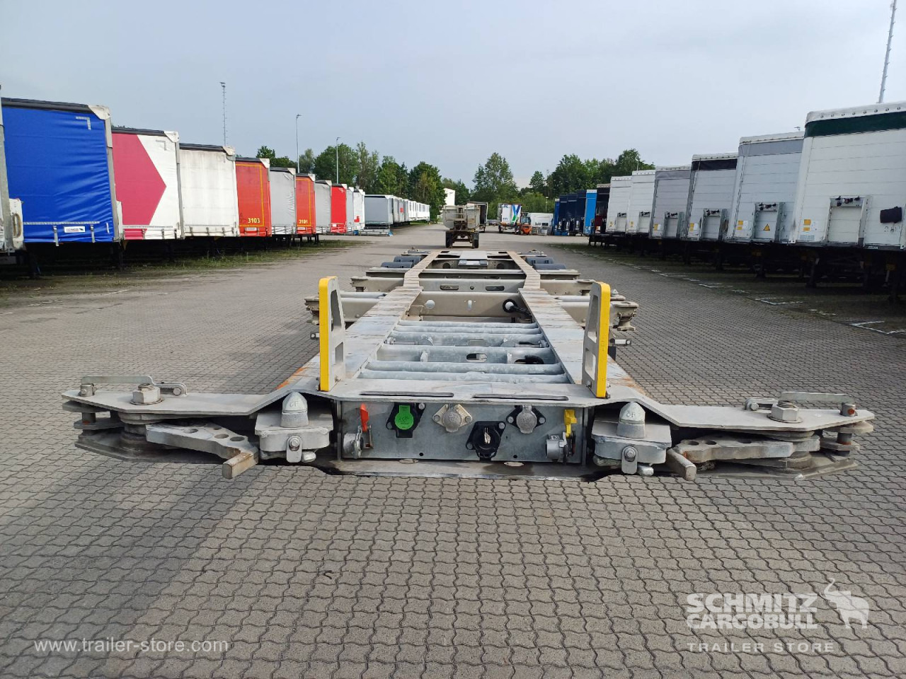 SCHMITZ Auflieger Containerfahrgestell Standard - Semi-trailer pengangkut mobil: gambar 3 SCHMITZ Auflieger Containerfahrgestell Standard - Semi-trailer pengangkut mobil: gambar 3
