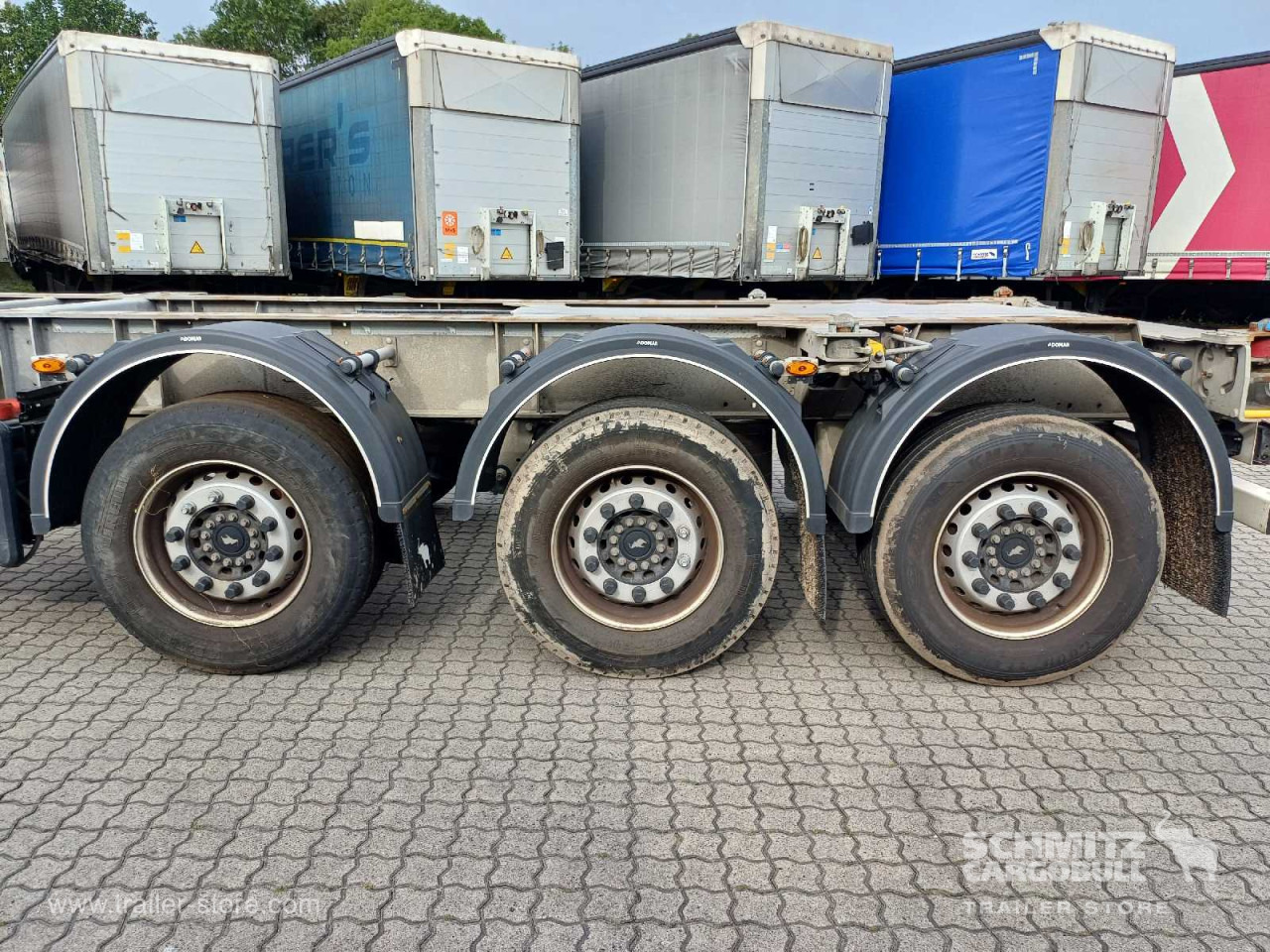 SCHMITZ Auflieger Containerfahrgestell Standard - Semi-trailer pengangkut mobil: gambar 4 SCHMITZ Auflieger Containerfahrgestell Standard - Semi-trailer pengangkut mobil: gambar 4