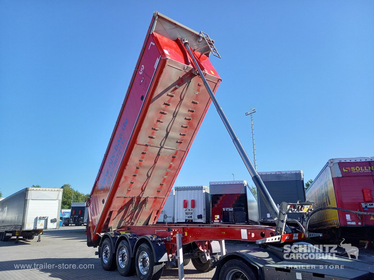 SCHMITZ Auflieger Kipper Alukastenmulde Insulated - Semi-trailer jungkit: gambar 3 SCHMITZ Auflieger Kipper Alukastenmulde Insulated - Semi-trailer jungkit: gambar 3