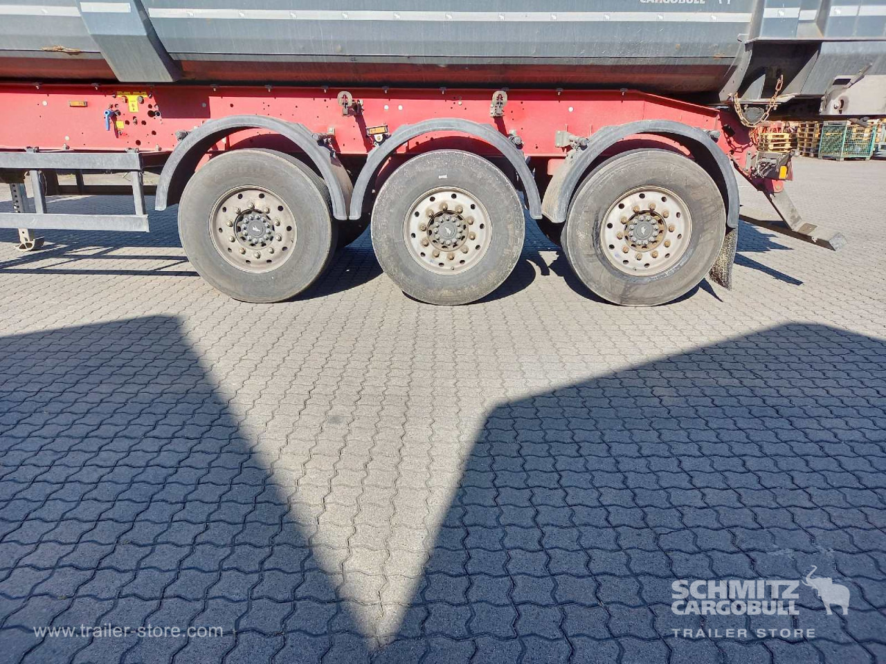 SCHMITZ Auflieger Kipper Stahlrundmulde 53m³ - Semi-trailer jungkit: gambar 2 SCHMITZ Auflieger Kipper Stahlrundmulde 53m³ - Semi-trailer jungkit: gambar 2