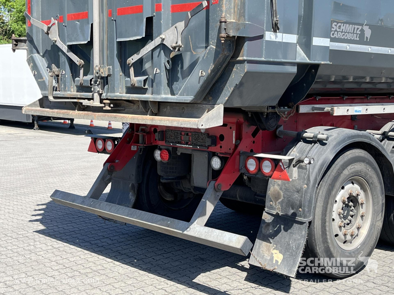 SCHMITZ Auflieger Kipper Stahlrundmulde 53m³ - Semi-trailer jungkit: gambar 3 SCHMITZ Auflieger Kipper Stahlrundmulde 53m³ - Semi-trailer jungkit: gambar 3