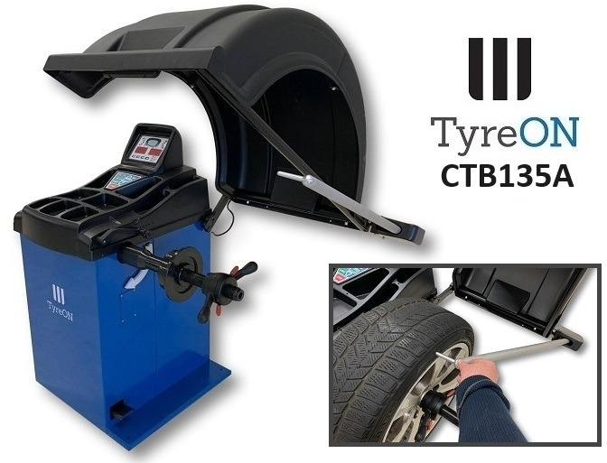 CTB135A wheel balancer - 5 ALU and 2 Steel programs - Auto input Distance + Diameter + Width - 230V - Peralatan bengkel: gambar 1 CTB135A wheel balancer - 5 ALU and 2 Steel programs - Auto input Distance + Diameter + Width - 230V - Peralatan bengkel: gambar 1