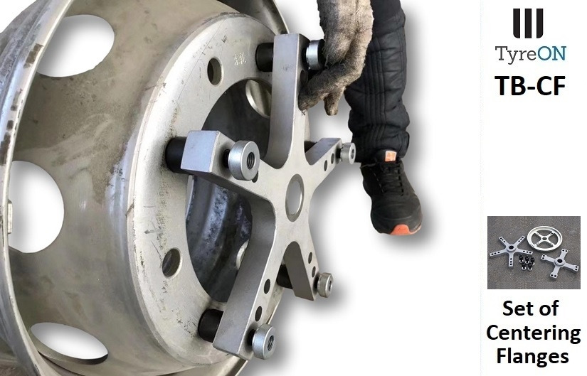 TB-CF 3 centring flanges for truck wheel balancing - Peralatan bengkel: gambar 3 TB-CF 3 centring flanges for truck wheel balancing - Peralatan bengkel: gambar 3