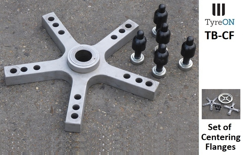 TB-CF 3 centring flanges for truck wheel balancing - Peralatan bengkel: gambar 1 TB-CF 3 centring flanges for truck wheel balancing - Peralatan bengkel: gambar 1
