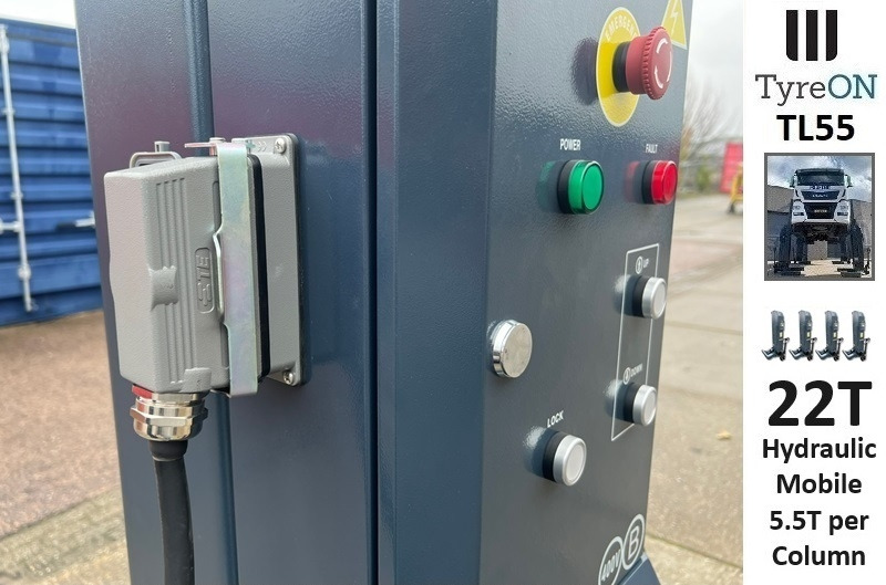TL55-4 22T mobile truck lifts - wired - 400V - performance 3,0 kW per column - large display - liftig time <= 75 s - Peralatan bengkel: gambar 5 TL55-4 22T mobile truck lifts - wired - 400V - performance 3,0 kW per column - large display - liftig time <= 75 s - Peralatan bengkel: gambar 5