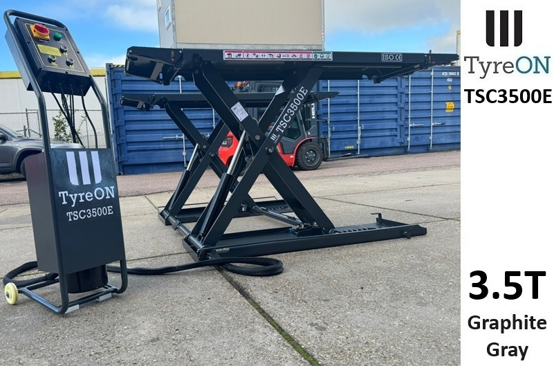 TSC3500E mobile midrise car scissor lift with electrical release - Capacity 3,5T - Lifting height 125 cm - 230V - Graphite gray - Peralatan bengkel: gambar 2 TSC3500E mobile midrise car scissor lift with electrical release - Capacity 3,5T - Lifting height 125 cm - 230V - Graphite gray - Peralatan bengkel: gambar 2