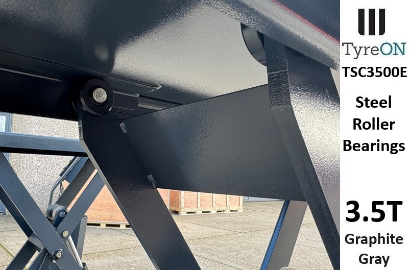 Peralatan bengkel TSC3500E mobile midrise car scissor lift with electrical release - Capacity 3,5T - Lifting height 125 cm - 230V - Graphite gray: gambar 12 Peralatan bengkel TSC3500E mobile midrise car scissor lift with electrical release - Capacity 3,5T - Lifting height 125 cm - 230V - Graphite gray: gambar 12