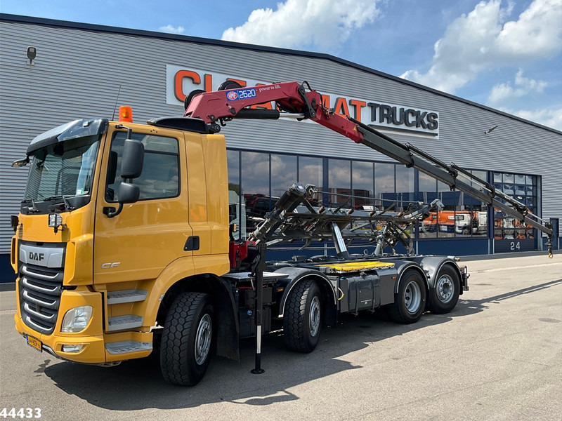 DAF DAF FAX CF 480 Euro 6 HMF 26 Tonmeter laadkraan - Truk pembawa sistem kabel, Truk derek: gambar 2 DAF DAF FAX CF 480 Euro 6 HMF 26 Tonmeter laadkraan - Truk pembawa sistem kabel, Truk derek: gambar 2