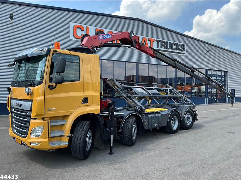 DAF DAF FAX CF 480 Euro 6 HMF 26 Tonmeter laadkraan - Truk pembawa sistem kabel, Truk derek: gambar 3 DAF DAF FAX CF 480 Euro 6 HMF 26 Tonmeter laadkraan - Truk pembawa sistem kabel, Truk derek: gambar 3