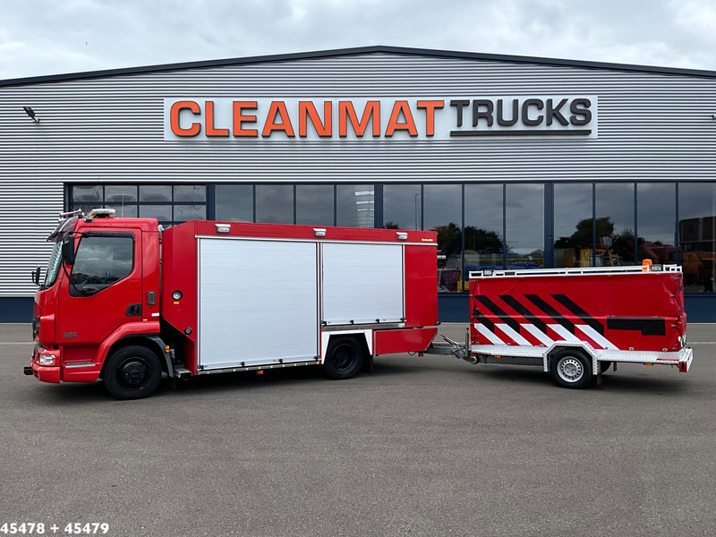 DAF FA 45 LF 150 Brandweer materiaalwagen + Mucar M5A-FOX Brandweer materiaal aanhangwagen - Truk pemadam kebakaran: gambar 2 DAF FA 45 LF 150 Brandweer materiaalwagen + Mucar M5A-FOX Brandweer materiaal aanhangwagen - Truk pemadam kebakaran: gambar 2