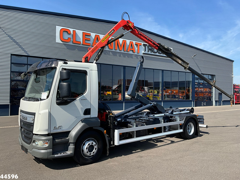 DAF FA LF 250 Euro 6 Palfinger 6,5 Tonmeter laadkraan - Hook lift, Truk derek: gambar 1 DAF FA LF 250 Euro 6 Palfinger 6,5 Tonmeter laadkraan - Hook lift, Truk derek: gambar 1